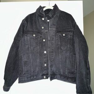Princess Polly Black Denim Jacket